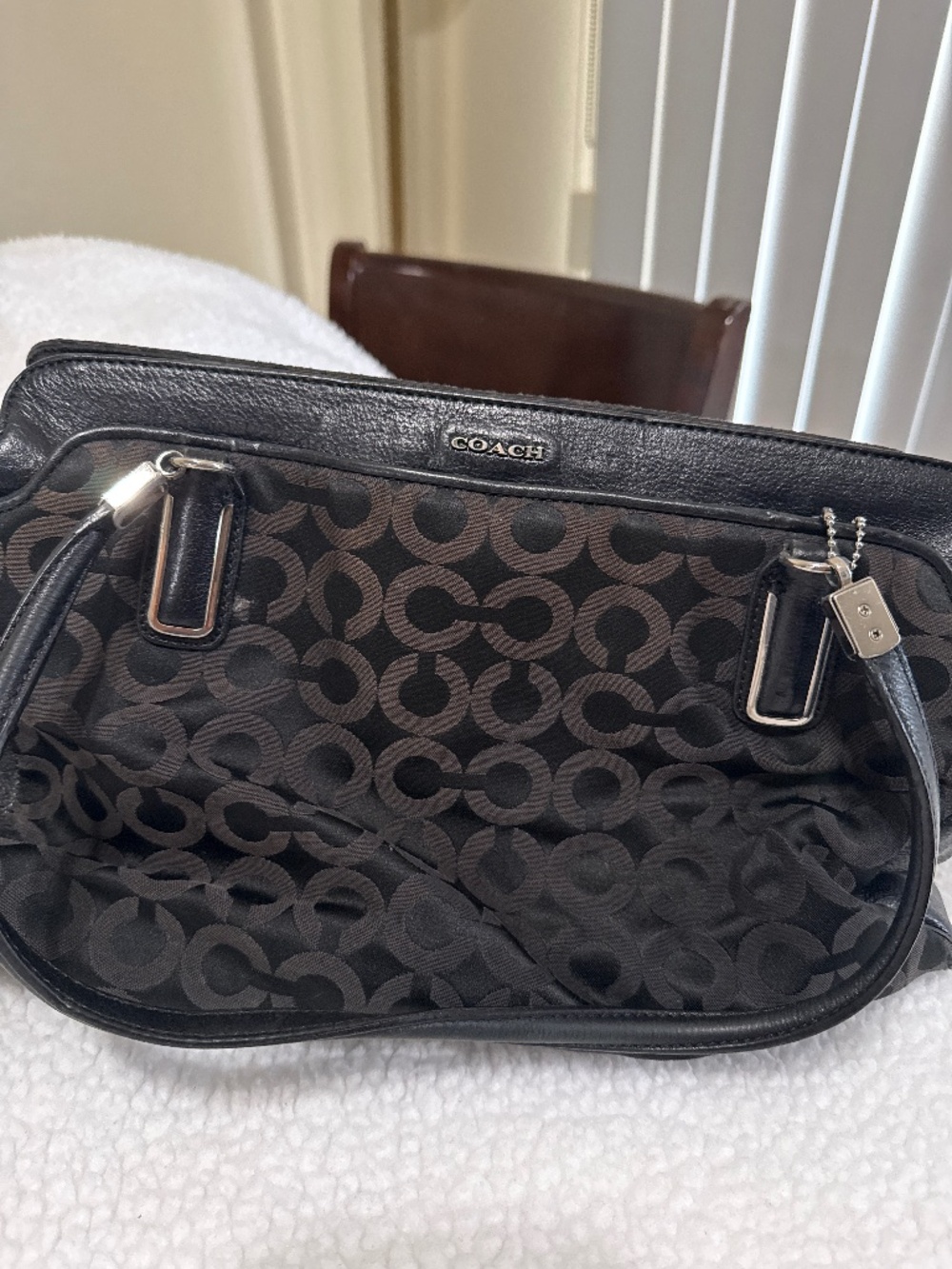 Coach shoulder tote